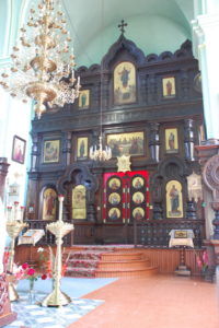 Современный вид иконостаса в Симеоновской церкви, 2008 год