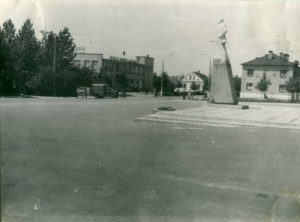Общий вид на площадь, 1971 год